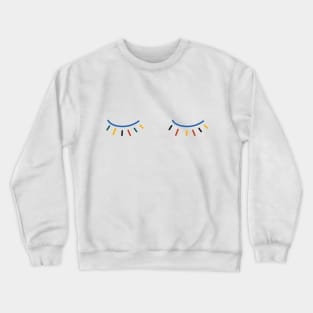 Eyelashes Crewneck Sweatshirt